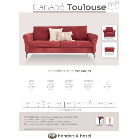 Toulouse, 2.5-places - Henders and Hazel