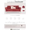 Toulouse, pouf 80 x 60 cm - Henders and Hazel
