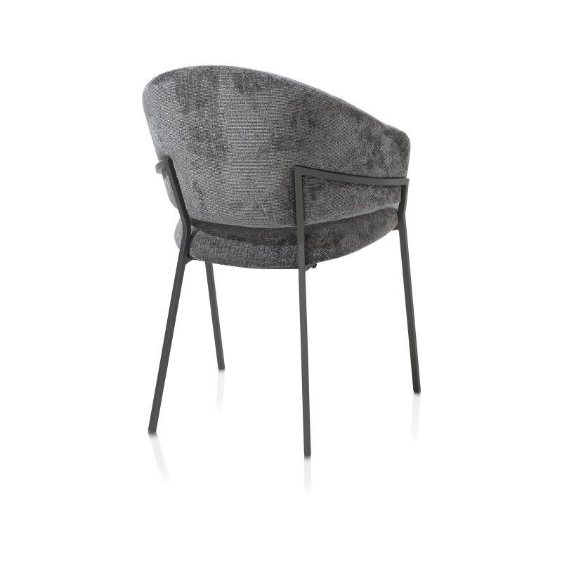 Leyla, fauteuil - tissu Vulcano