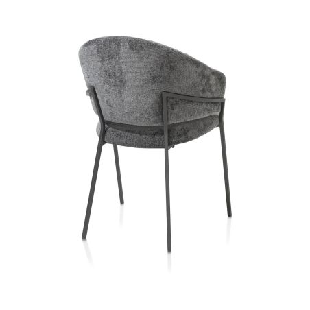 Leyla, fauteuil - tissu Vulcano