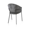 Leyla, fauteuil - tissu Vulcano