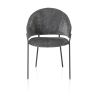 Leyla, fauteuil - tissu Vulcano