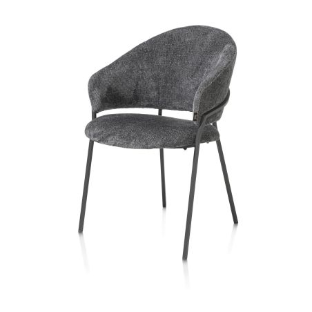 Leyla, fauteuil - tissu Vulcano