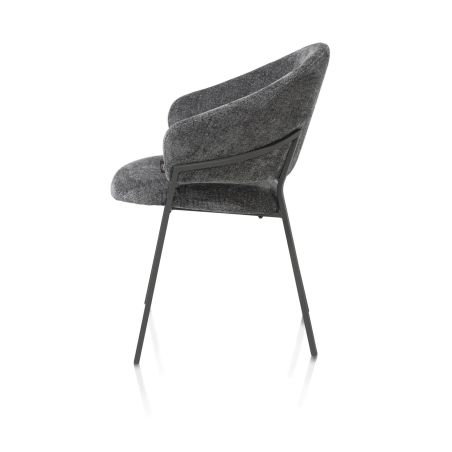 Leyla, fauteuil - tissu Vulcano