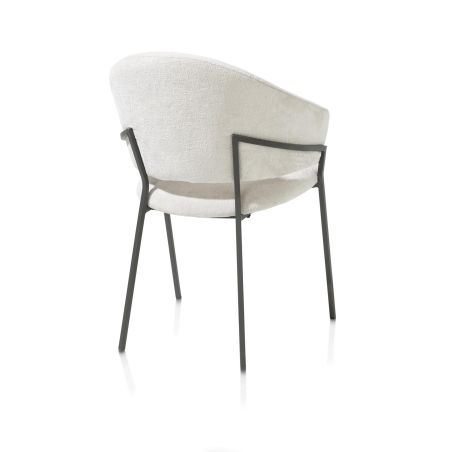 Leyla, fauteuil - tissu Vulcano
