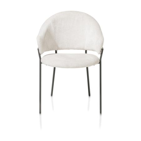 Leyla, fauteuil - tissu Vulcano