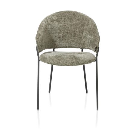 Leyla, fauteuil - tissu Vulcano