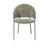 Leyla, fauteuil - tissu Vulcano