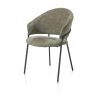 Leyla, fauteuil - tissu Vulcano