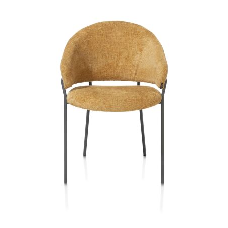 Leyla, fauteuil - tissu Vulcano