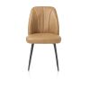 Leo, chaise - cadre rough off black - tissu Pala (knock down)
