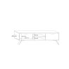 Meuble TV MAJORQUE 156 cm