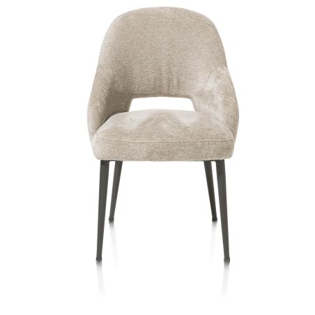 Nikolas, chaise - gris (RAL 7022) - tissu Enzo (knock down) - Henders and Hazel