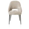 Nikolas, chaise - gris (RAL 7022) - tissu Enzo (knock down) - Henders and Hazel