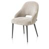 Nikolas, chaise - gris (RAL 7022) - tissu Enzo (knock down) - Henders and Hazel