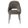 Nikolas, chaise - gris (RAL 7022) - tissu Enzo (knock down) - Henders and Hazel