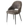 Nikolas, chaise - gris (RAL 7022) - tissu Enzo (knock down) - Henders and Hazel