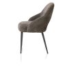 Nikolas, chaise - gris (RAL 7022) - tissu Enzo (knock down) - Henders and Hazel