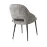 Nikolas, chaise - gris (RAL 7022) - tissu Enzo (knock down) - Henders and Hazel