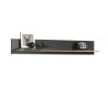 Etagere murale ADRIAN en coloris anthracite et chene coast