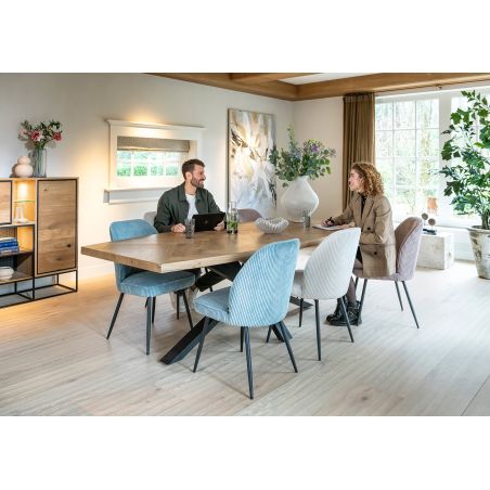Metaluxe, table ovale 240 x 110 cm. 3 finitions - Henders and Hazel