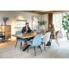 Metaluxe, table ovale 240 x 110 cm. 3 finitions - Henders and Hazel