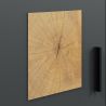 Meuble TV 230 cm COOPER avec 3 portes et 2 niches en coloris anthracite et chene coast