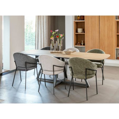 Shimanto, table 180 x 110 cm ovale - Henders and Hazel