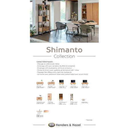 Shimanto, table 240 x 110 cm ovale - Henders and Hazel