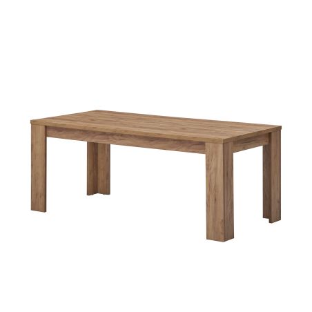 Salle à manger complète ANTONIO avec table 190 cm et vitrine sans led