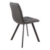 Chaise ANTONIO en tissu anthracite