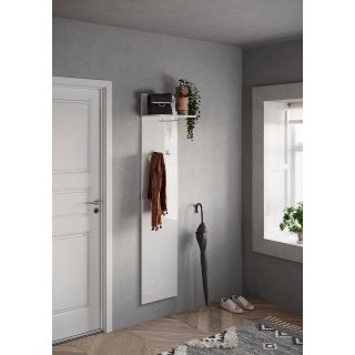 Portemanteau mural DAWSON en blanc brillant