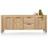 Delmonte, buffet 230 cm. - 3-portes + 2-tiroirs (LED + variateur) - Henders and Hazel