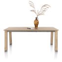 Delmonte, table a rallonge 150 (+60 cm.) x 120 cm- Henders and Hazel