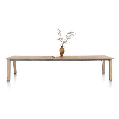 Delmonte, table a rallonge 200 (+80 cm.) x 100 cm - Henders and Hazel