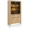 Delmonte, vitrine 110 cm. - 2-portes en verre + 2-portes + 1-tiroir (+ LED) - Henders and Hazel