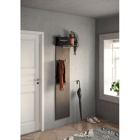 Portemanteau mural DAWSON en décor bronze