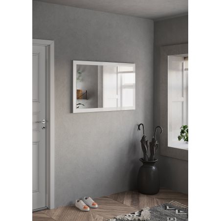 Miroir 110 cm DAWSON en blanc brillant
