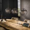 SuspensionCINNA de style industriel avec 3 ampoules incluses
