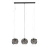 SuspensionCINNA de style industriel avec 3 ampoules incluses