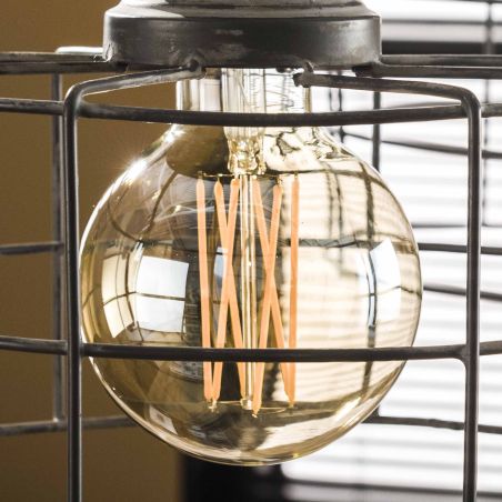 Suspension CINNA de style industriel avec 3 ampoules incluses