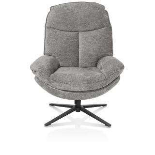 Florence, fauteuil + pouf - tissu Enzo