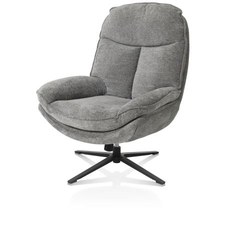 Florence, fauteuil + pouf - tissu Enzo