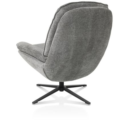 Florence, fauteuil + pouf - tissu Enzo