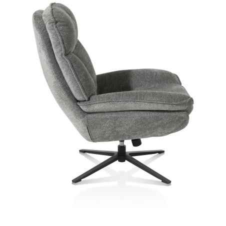 Florence, fauteuil + pouf - tissu Enzo