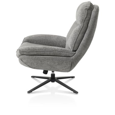 Florence, fauteuil + pouf - tissu Enzo