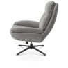 Florence, fauteuil + pouf - tissu Enzo
