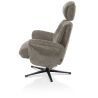Lazaro, fauteuil + pouf - tissu Livigno