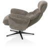 Lazaro, fauteuil + pouf - tissu Livigno