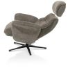Lazaro, fauteuil + pouf - tissu Livigno